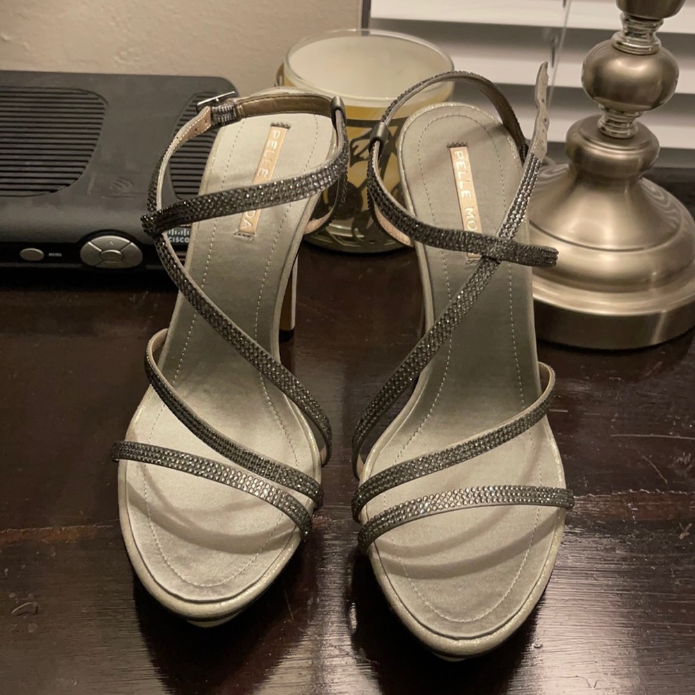 Gray Heels,Brand New, 4ins Heels, Proms, Holidays